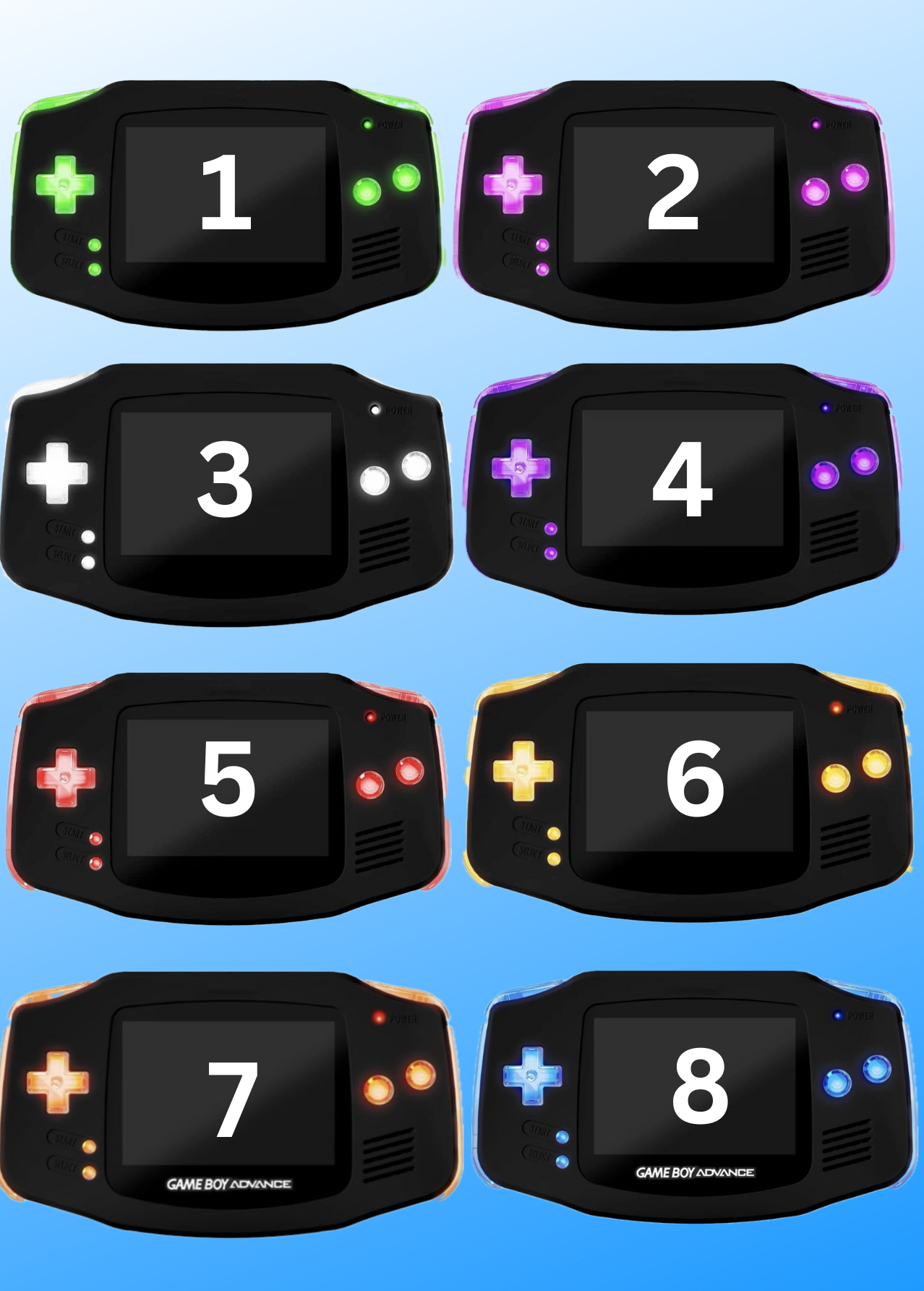 Gameboy Advance Glumanda Edition