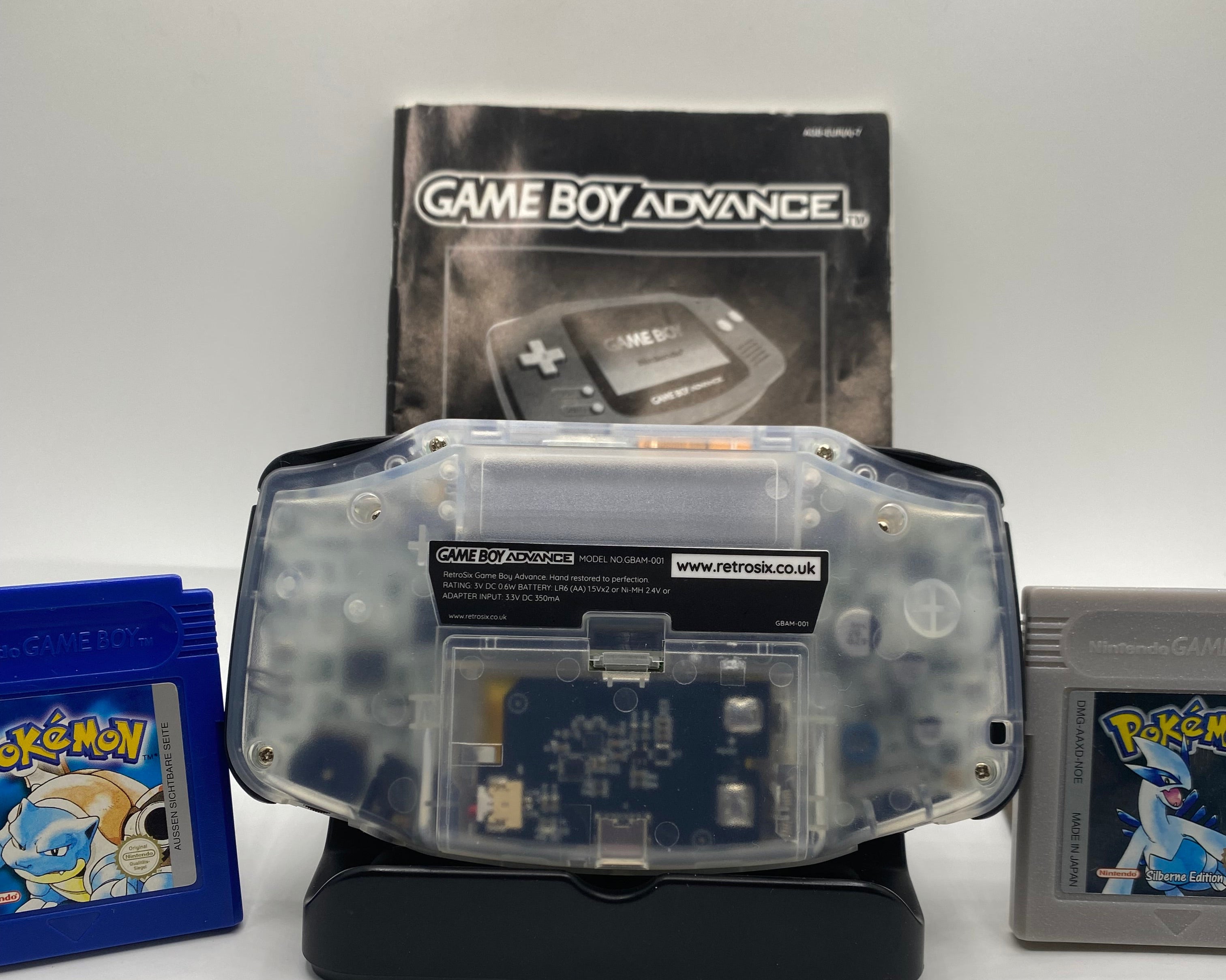 Gameboy Advance transparent weiß