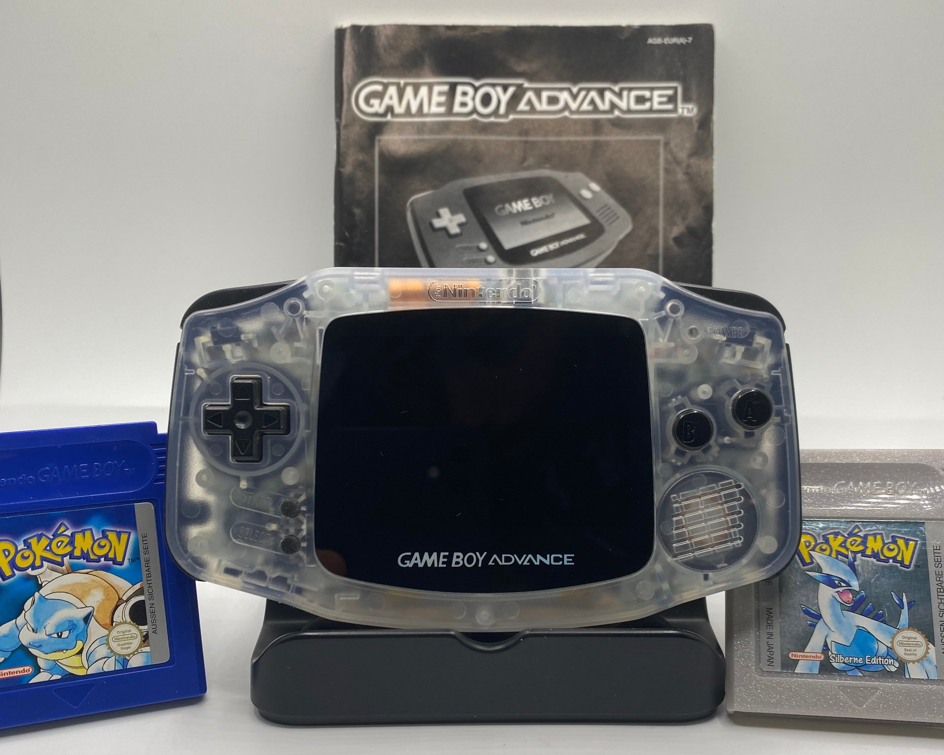 Gameboy Advance transparent weiß