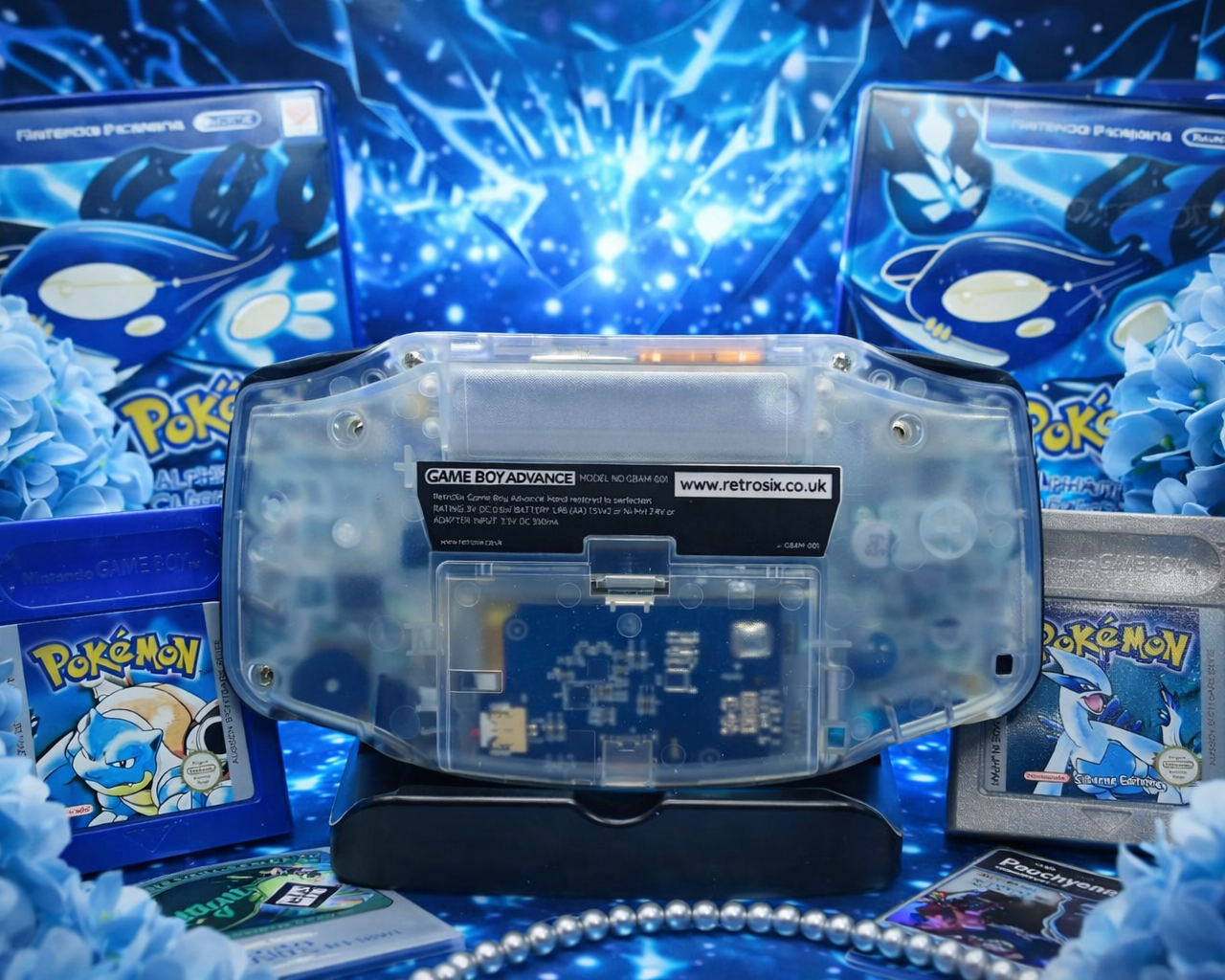 Gameboy Advance transparent weiß