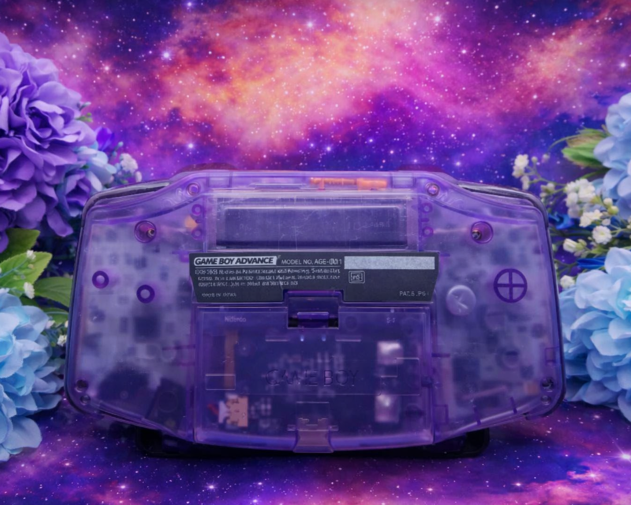 Gameboy Advance lila Pokemon Gengar Edition