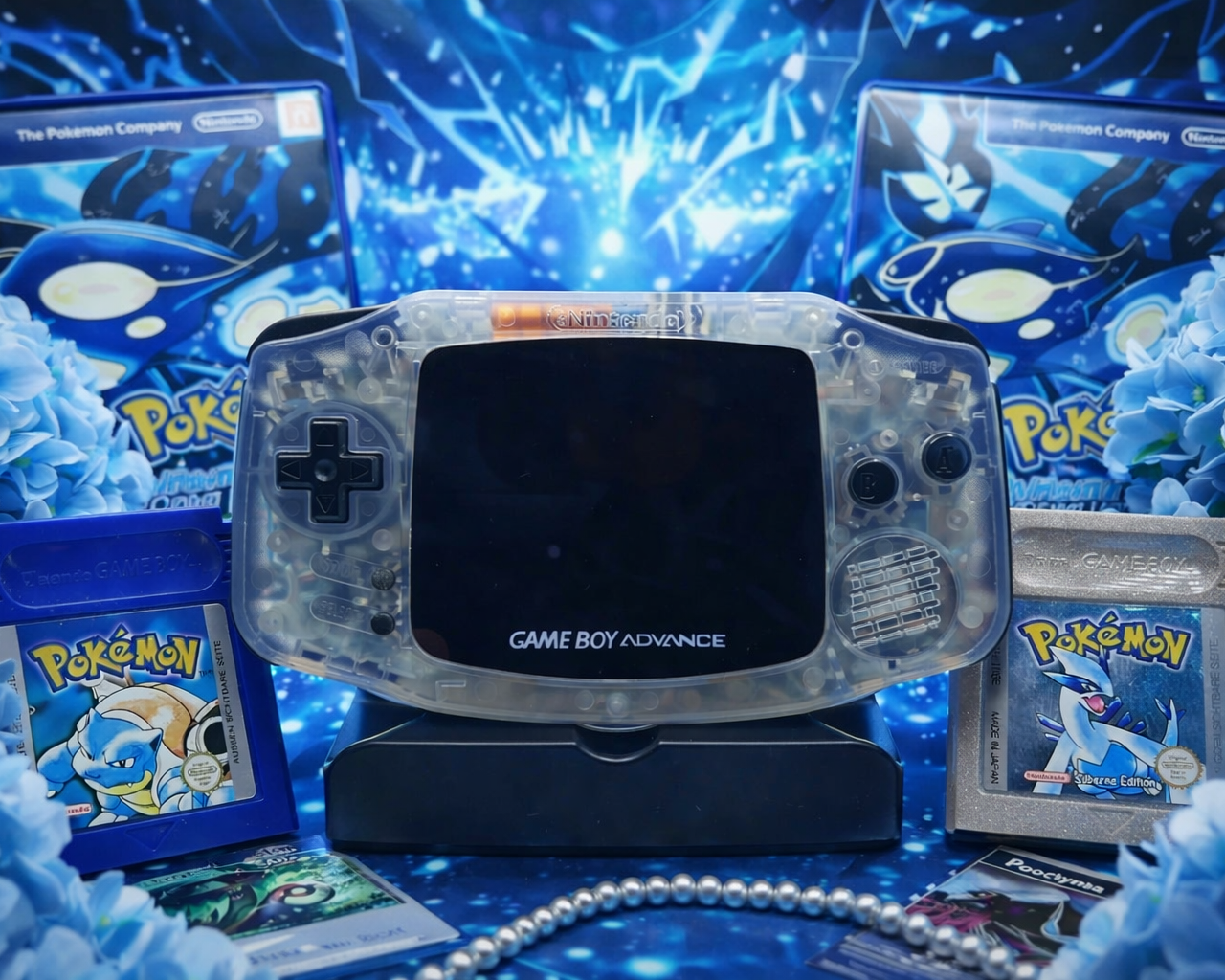 Gameboy Advance transparent weiß